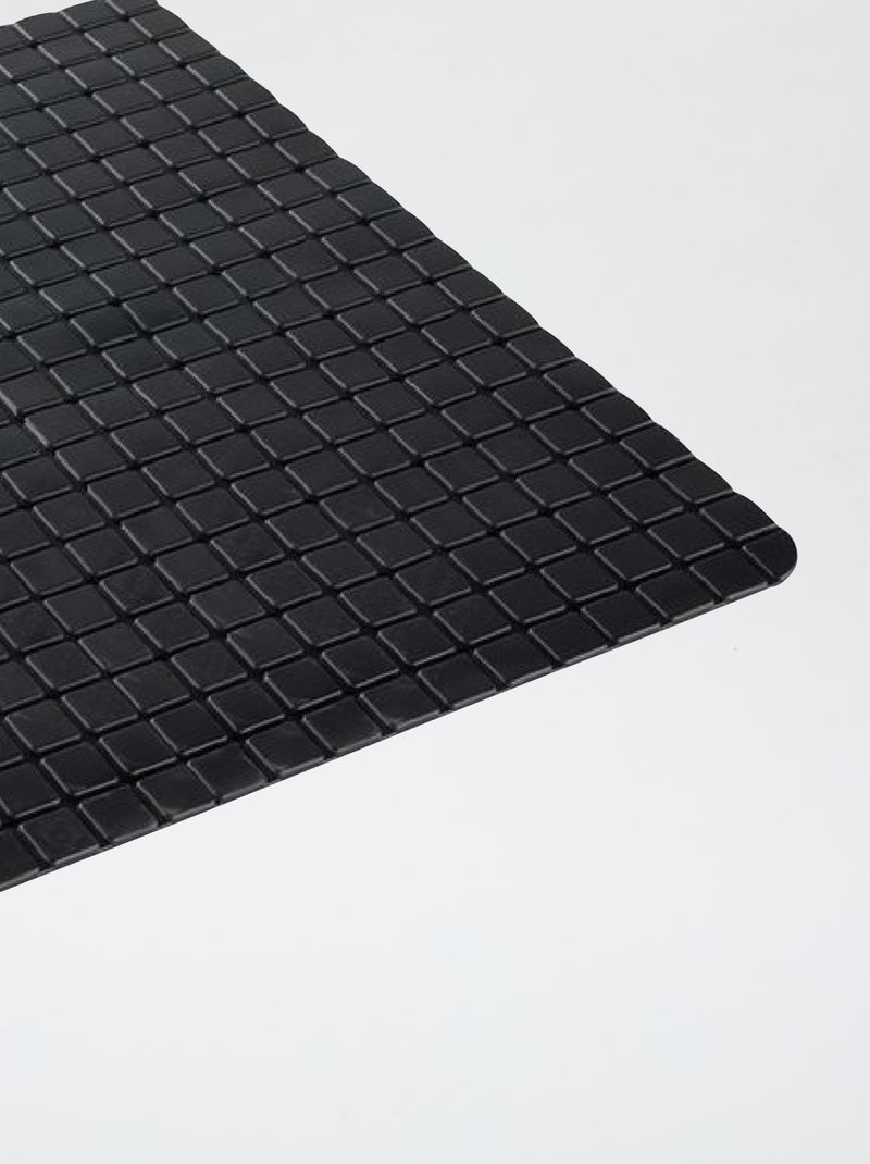 Alfombra de ducha antideslizante negro - Kiabi