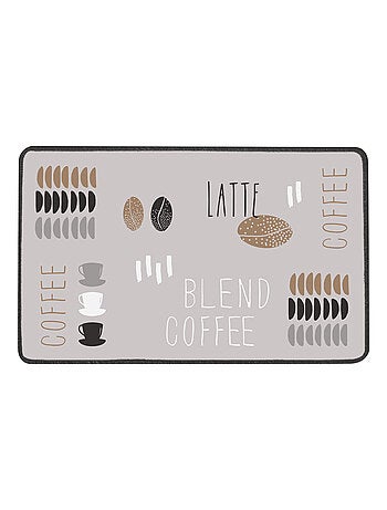 Alfombra de espuma de vinilo con diseño de granos de café