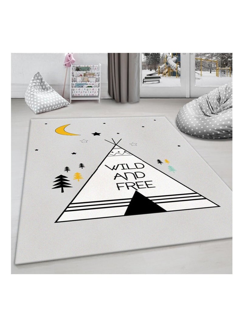 Alfombra de habitación infantil TIPI Gris - Kiabi