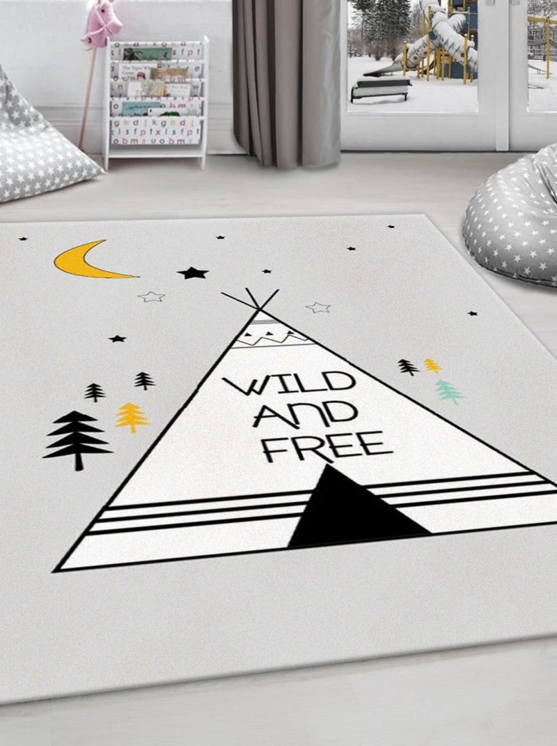 Alfombra de habitación infantil TIPI Gris - Kiabi