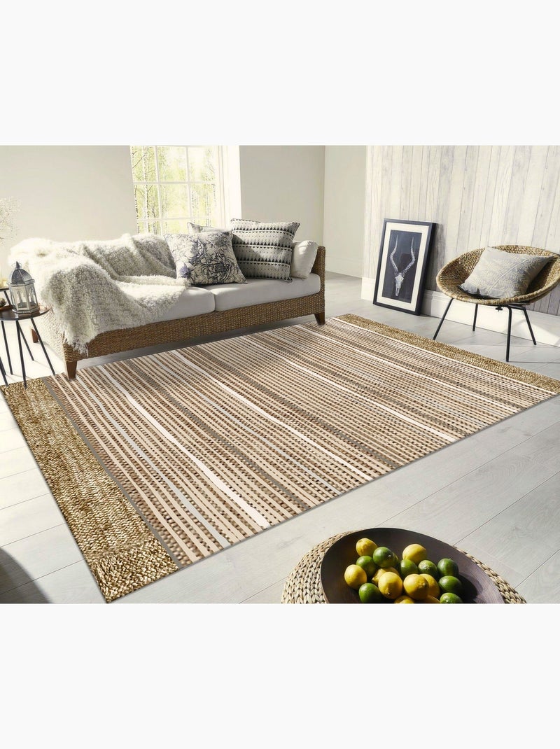 Alfombra de interior BAHAR Beige - Kiabi