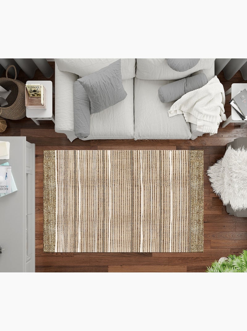 Alfombra de interior BAHAR Beige - Kiabi