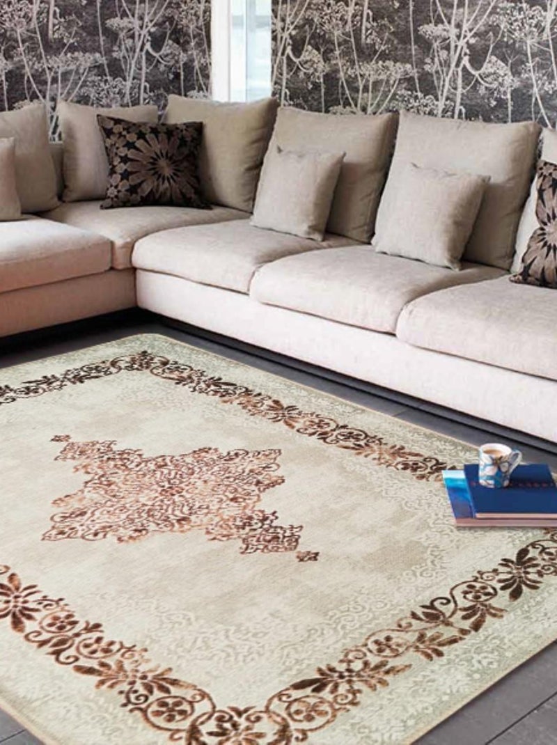 Alfombra de interior Baroque Beige - Kiabi