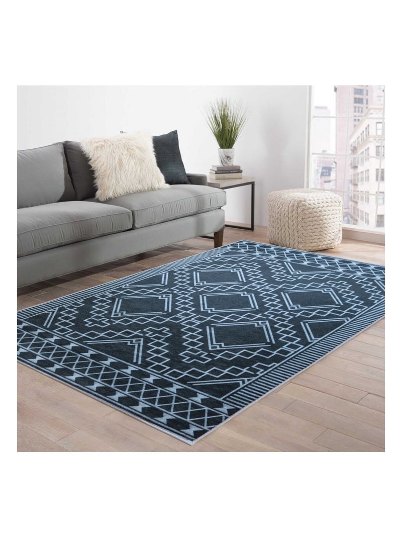 Alfombra de interior BERBERE Negro Negro - Kiabi