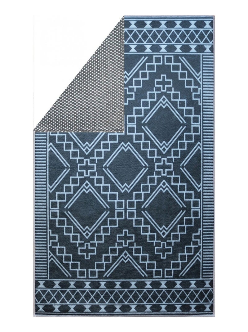Alfombra de interior BERBERE Negro Negro - Kiabi