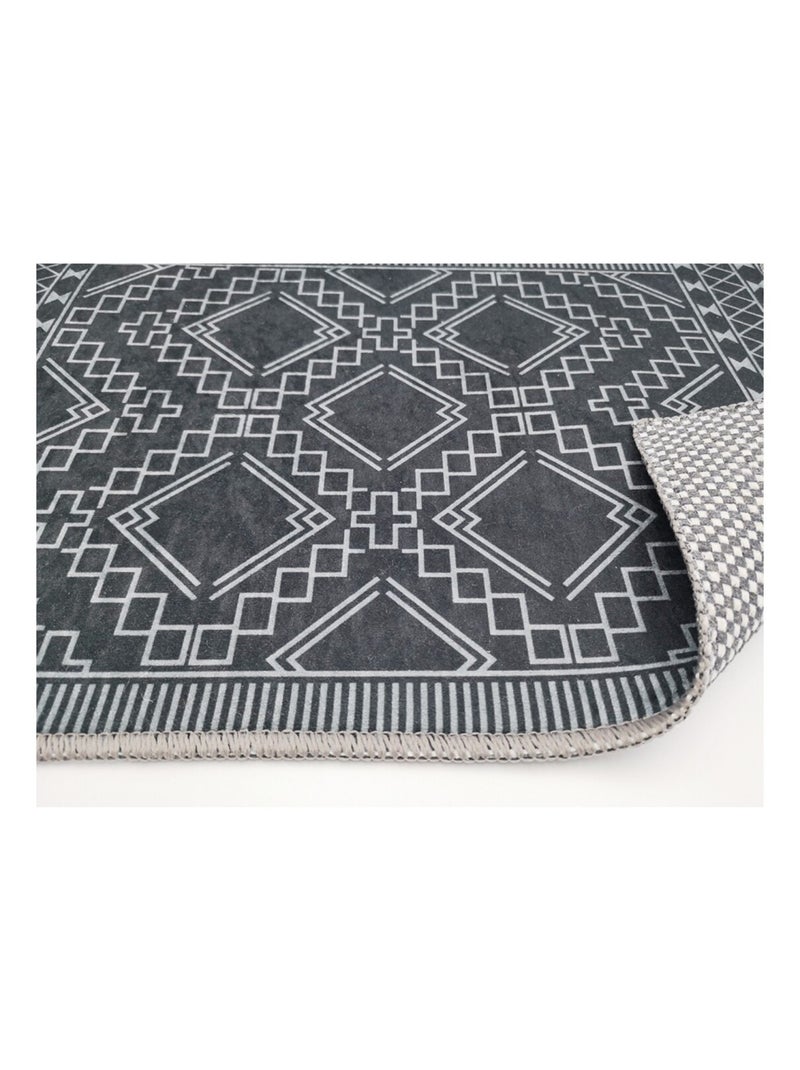 Alfombra de interior BERBERE Negro Negro - Kiabi