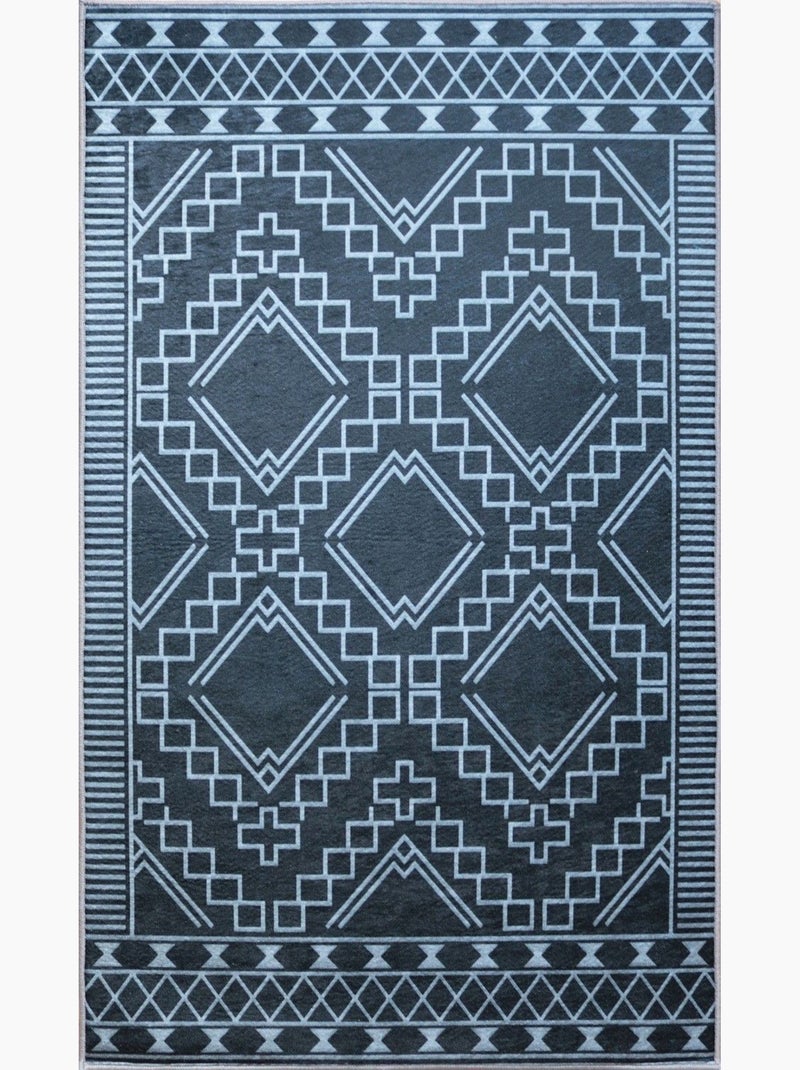Alfombra de interior BERBERE Negro Negro - Kiabi
