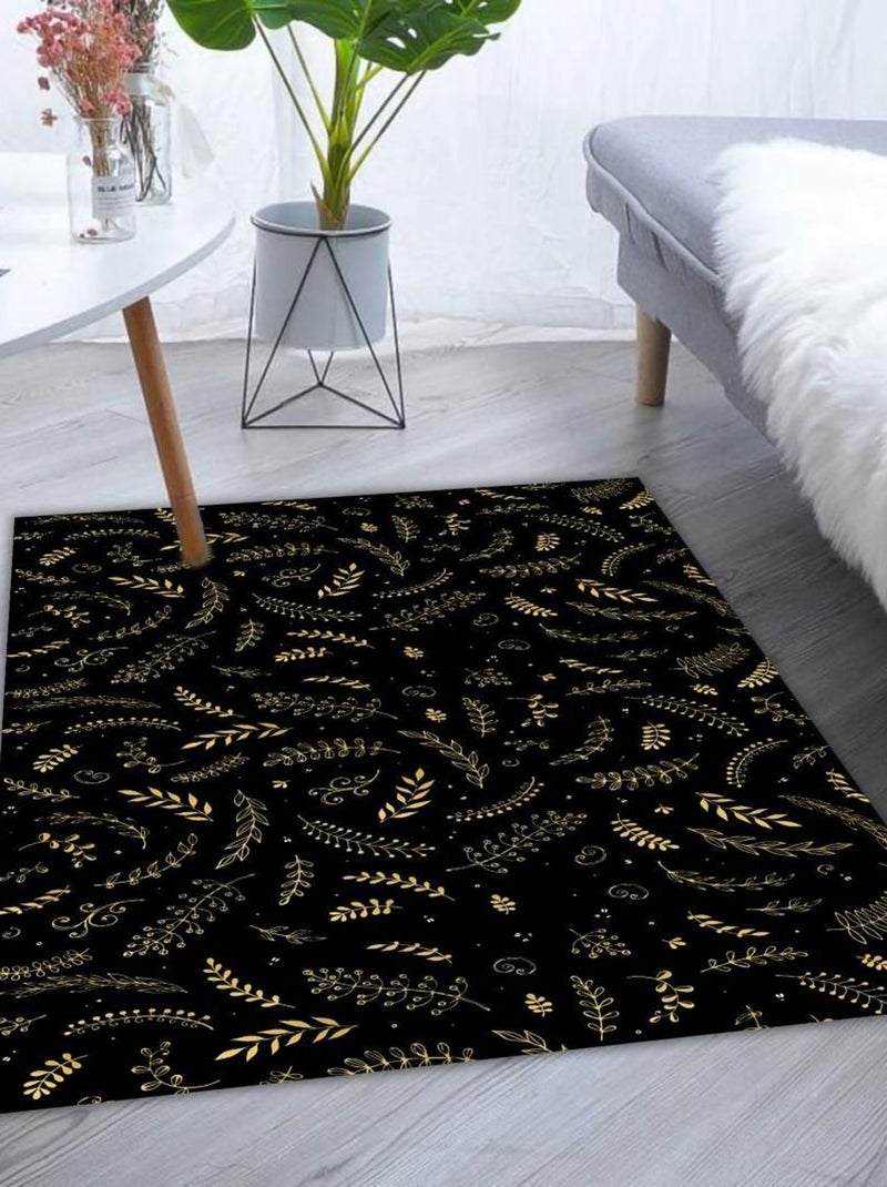 Alfombra de interior Navidad Negro - Kiabi