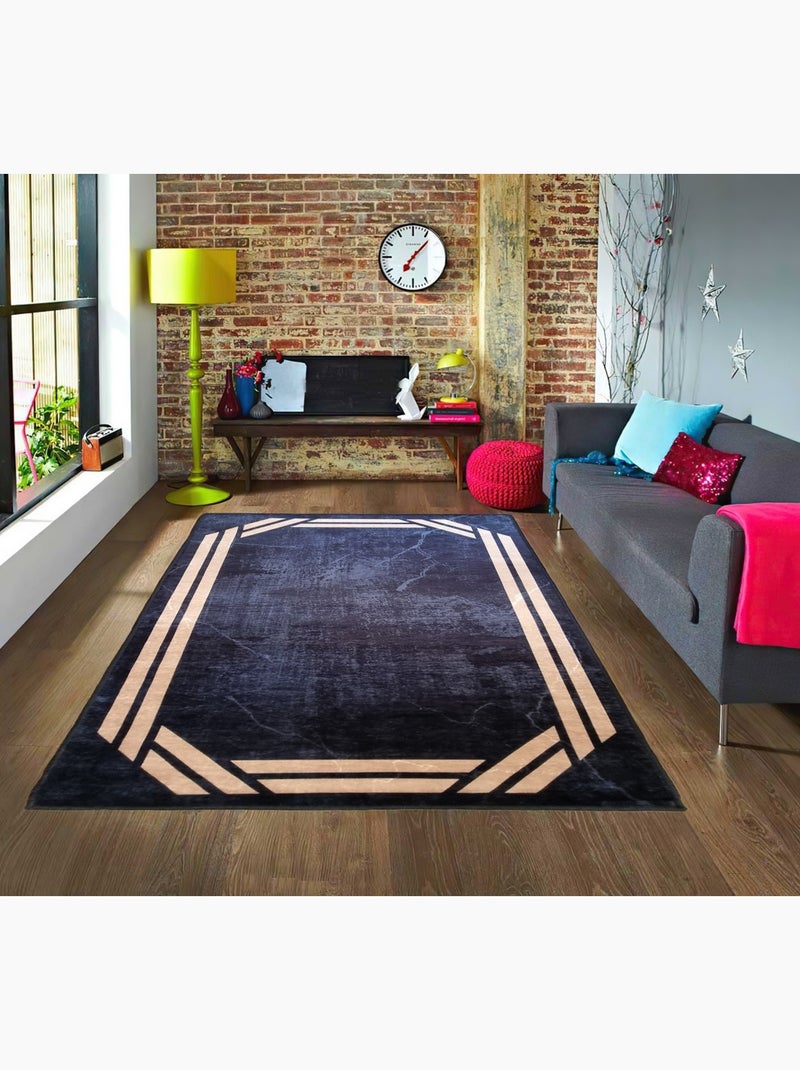 Alfombra de interior REBELLE Negro Negro - Kiabi