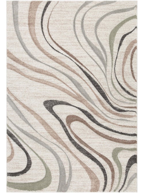 Alfombra de interior rectangular DEAUVILLE abstracta 160 x 230 cm 0 0,6 cm Future Home - Kiabi Alfombra de interior rectangular DEAUVILLE abstracta 160 x 230 cm 0 0,6 cm Future Home - Kiabi