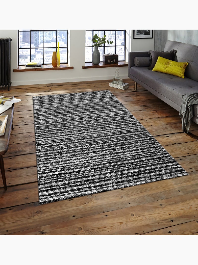 Alfombra de interior SELMA Negro Negro - Kiabi