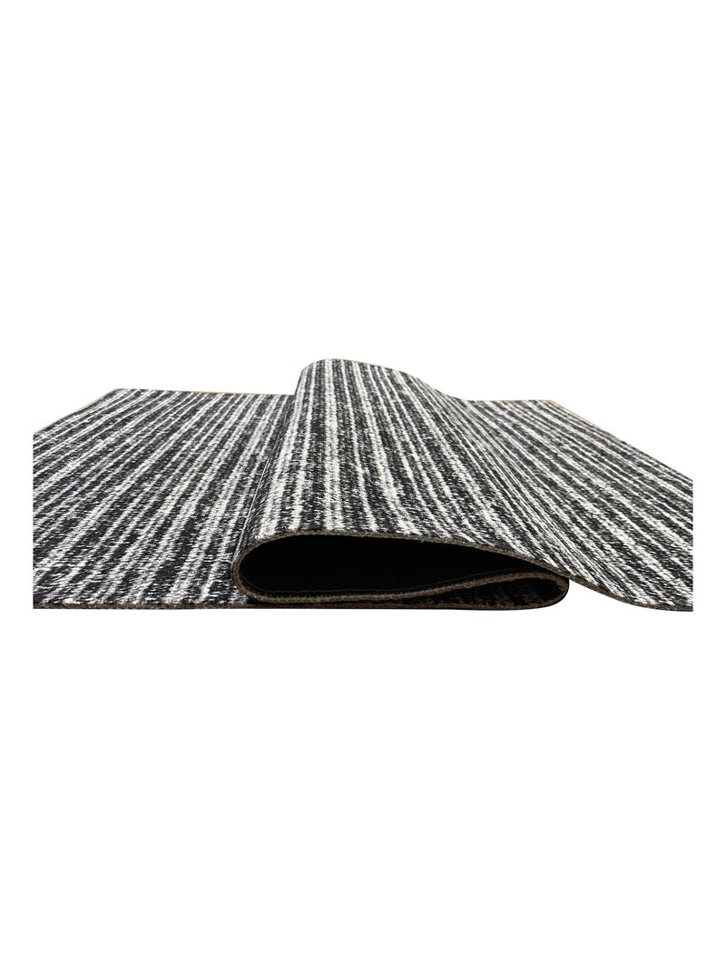 Alfombra de interior SELMA Negro Negro - Kiabi