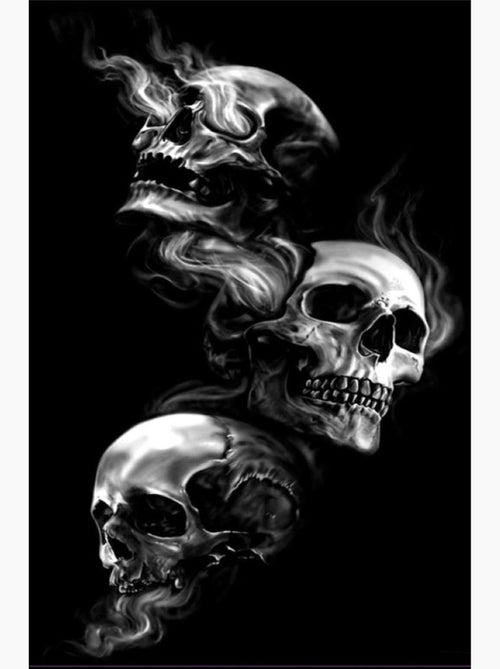 Alfombra de interior SKULL - Kiabi