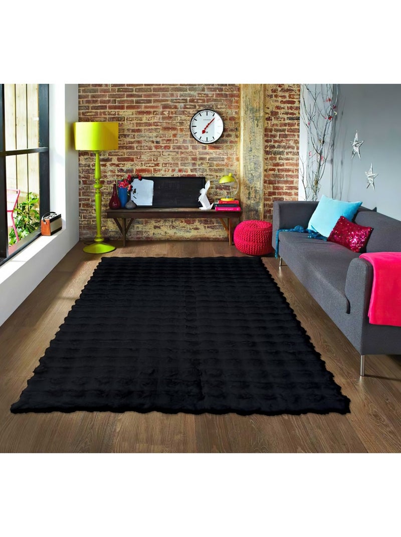 Alfombra de interior TOSCANA Negro Negro - Kiabi