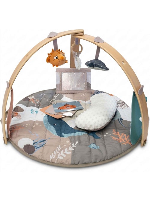 Alfombra de juego con arcos de madera ocean bliss | bo jungle - Kiabi