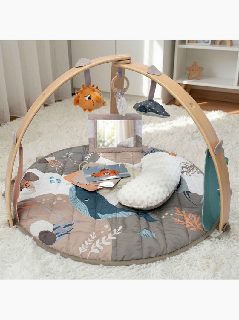 Alfombra de juego con arcos de madera ocean bliss | Bo Jungle Multicolor - Kiabi