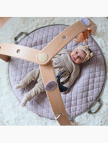 Alfombra de juego con arcos de madera ocean bliss | Bo Jungle