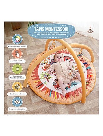 Alfombra de juego con arcos LITTLE JUNGLE | SUPERBE BEBE