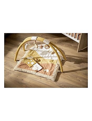 Alfombra de juego de terciopelo amarillo - SAUTHON