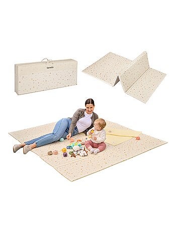Tapete de juego LIONELO Robby - 180x200 cm - Tapete de doble cara - Buen aislamiento del suelo