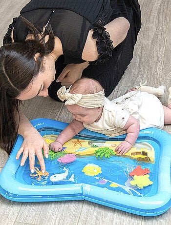 Alfombra de juego y agua para bebé – amigos del mar - Bo Jungle