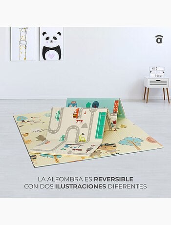 Alfombra de juegos 120X180 Animales-Ciudad Asalvo