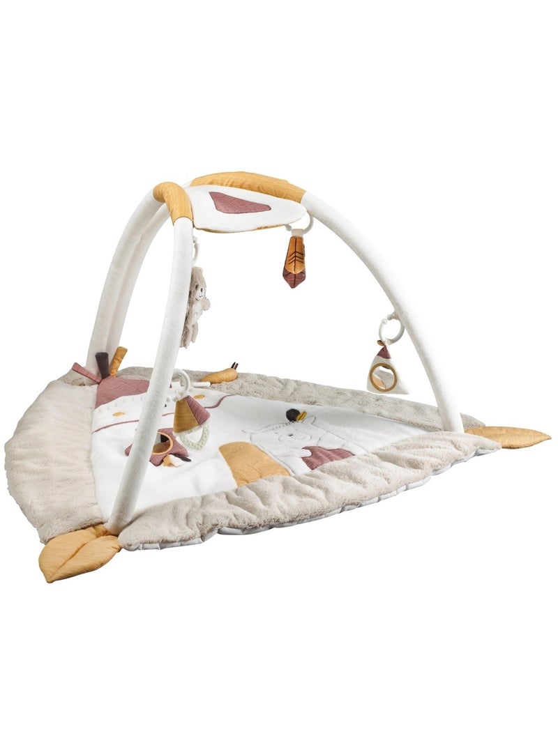 Alfombra de juegos para bebé Tipi de poliéster beige - SAUTHON Beige - Kiabi
