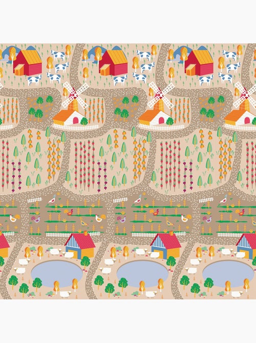 Alfombra de Juegos Plegable XXL Granja-Ciudad Asalvo - Kiabi Alfombra de Juegos Plegable XXL Granja-Ciudad Asalvo - Kiabi