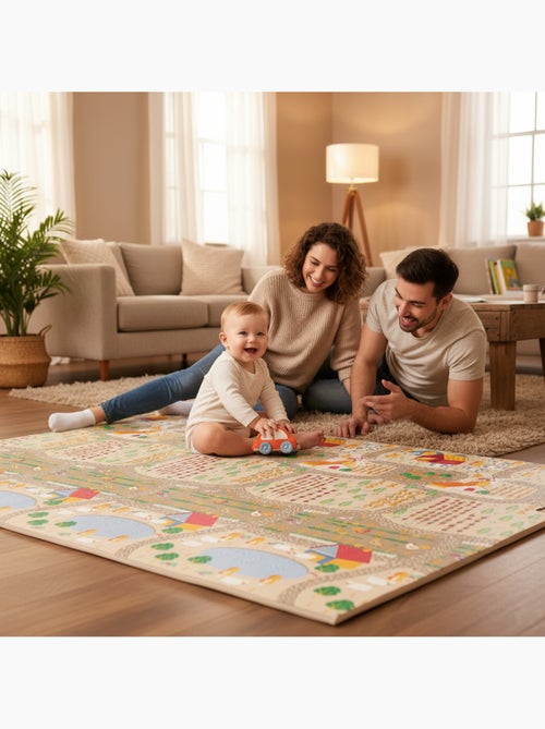 Alfombra de Juegos Plegable XXL Granja-Ciudad Asalvo - Kiabi Alfombra de Juegos Plegable XXL Granja-Ciudad Asalvo - Kiabi