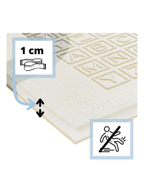 Alfombra de juegos XXL reversible de espuma XPE para bebé antideslizante plegable - Kiabi