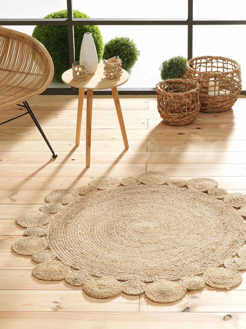 Alfombra de Jute Ajouré Cordou Douceur d'Intérieur Beige - Kiabi