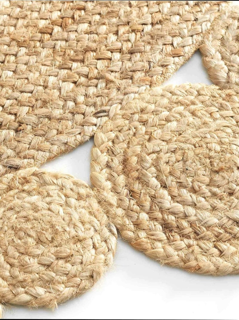 Alfombra de Jute Ajouré Cordou PROMO LINGE Beige - Kiabi