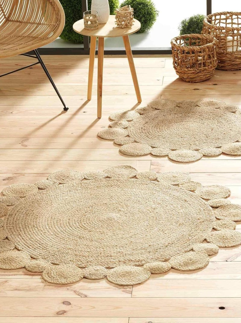 Alfombra de Jute Ajouré Cordou PROMO LINGE Beige - Kiabi