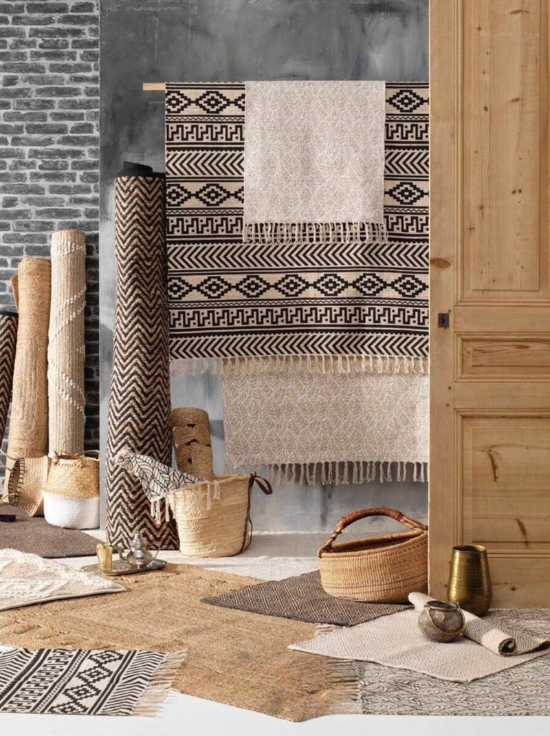 Alfombra de Jute Kalinda Douceur d'Intérieur Beige - Kiabi