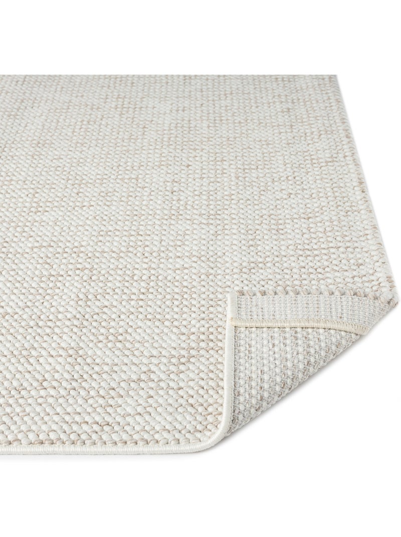 Alfombra de sal�n ADA Beige/Blanco - Kiabi