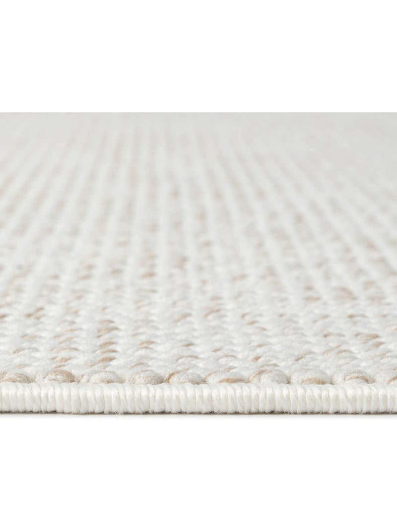 Alfombra de sal�n ADA Beige/Blanco - Kiabi