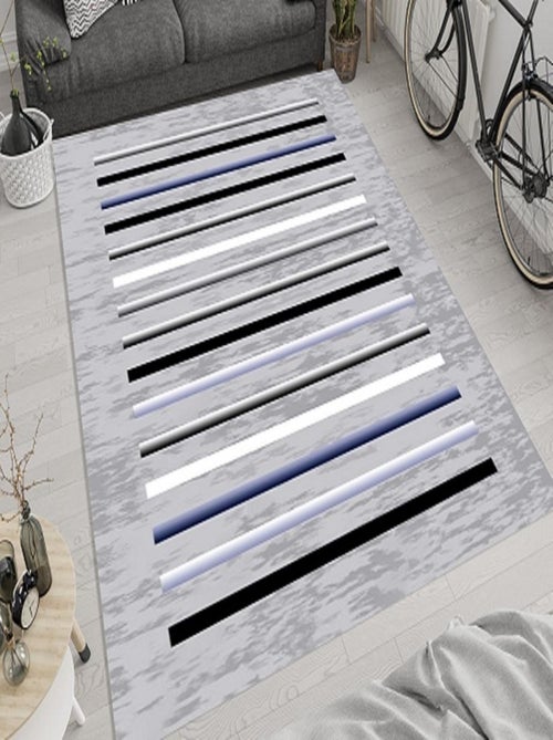 Alfombra de salón a rayas - Kiabi