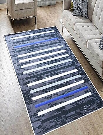 Alfombra de salón a rayas