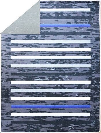 Alfombra de salón a rayas