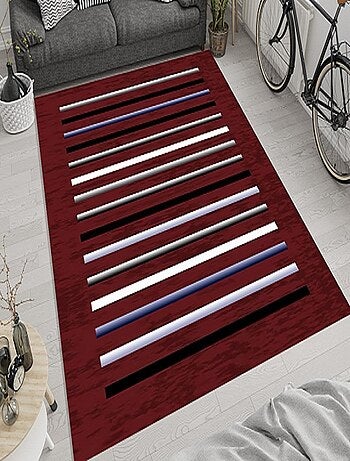 Alfombra de salón a rayas