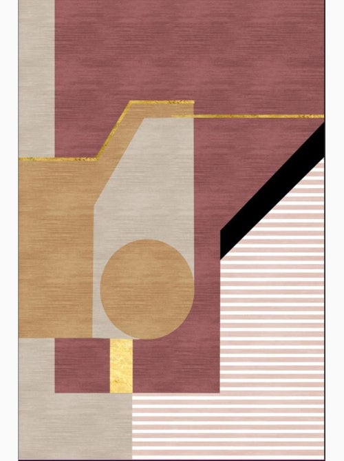 Alfombra de salón ART Negra - Kiabi