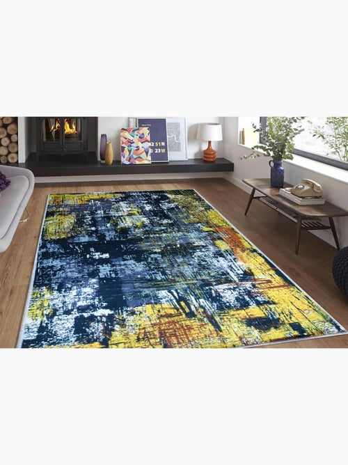 Alfombra de salón ART Negra - Kiabi