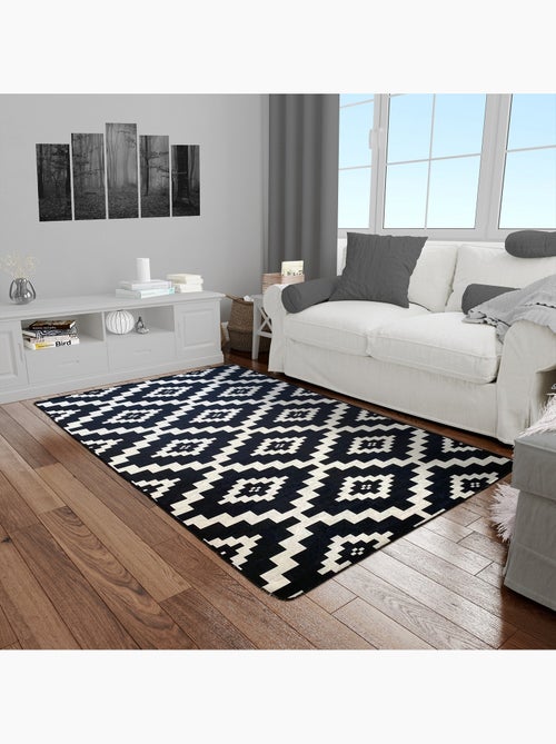 Alfombra de salón Black&White - Kiabi