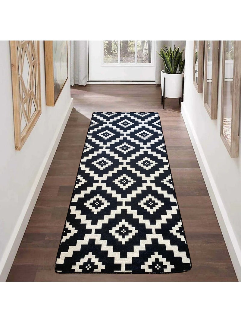 Alfombra de salón Black&White Negro Negro - Kiabi
