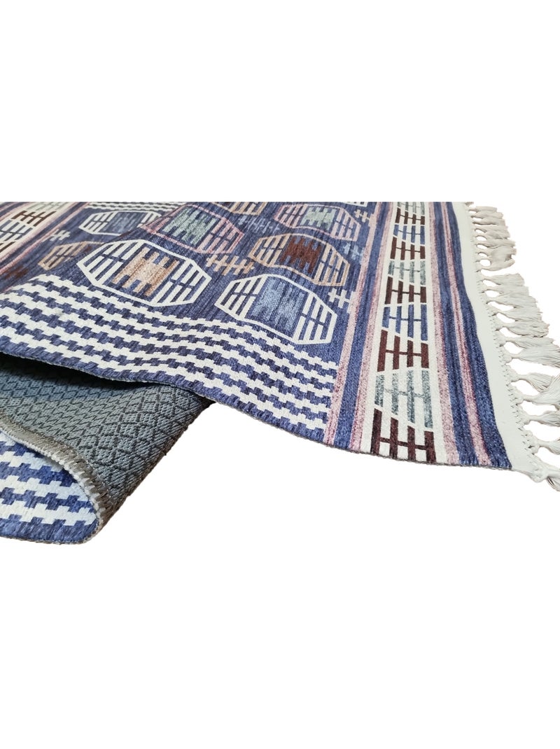 Alfombra de salón CHAOUEN Azul - Kiabi