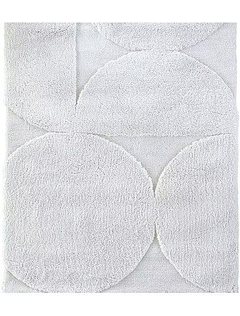 Alfombra de salón con relieve gráfico, efecto texturizado