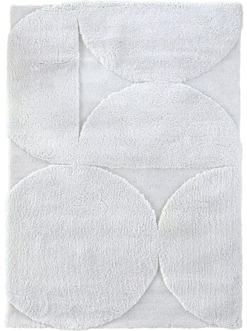Alfombra de salón con relieve gráfico y efecto texturizado - Kiabi Alfombra de salón con relieve gráfico y efecto texturizado - Kiabi