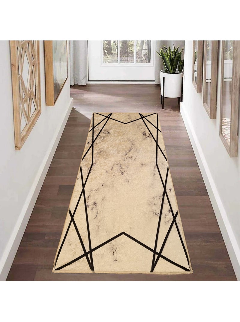 Alfombra de salón cruzada Negro Negro - Kiabi