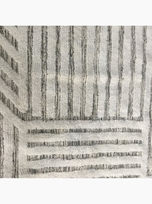 Alfombra de salón de algodón tejido JIVE geométrica retro 140 x 200 cm – Future Home - Kiabi Alfombra de salón de algodón tejido JIVE geométrica retro 140 x 200 cm – Future Home - Kiabi