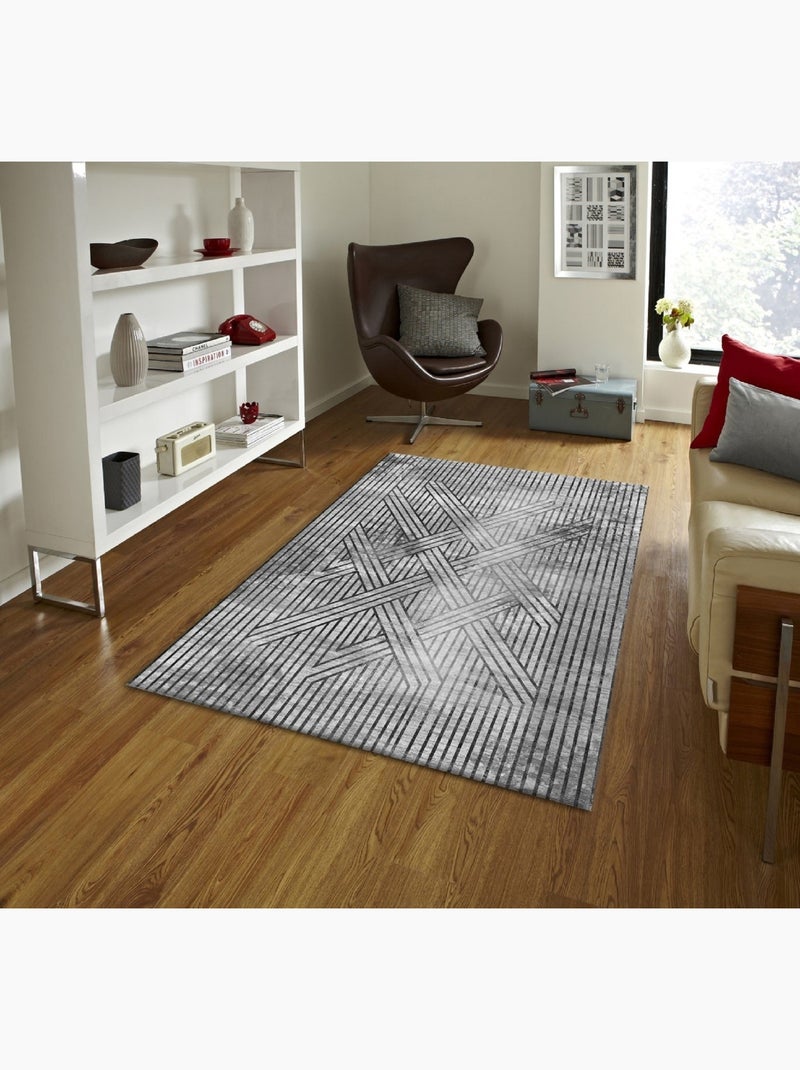 Alfombra de salón FISUN Gris - Kiabi